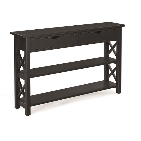 Copper Grove Quibor Wood Console Table