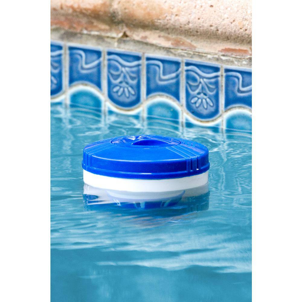 HDX Floating Chlorine  Bromine Dispenser for Spas Hot Tubs and Small Pools 62157