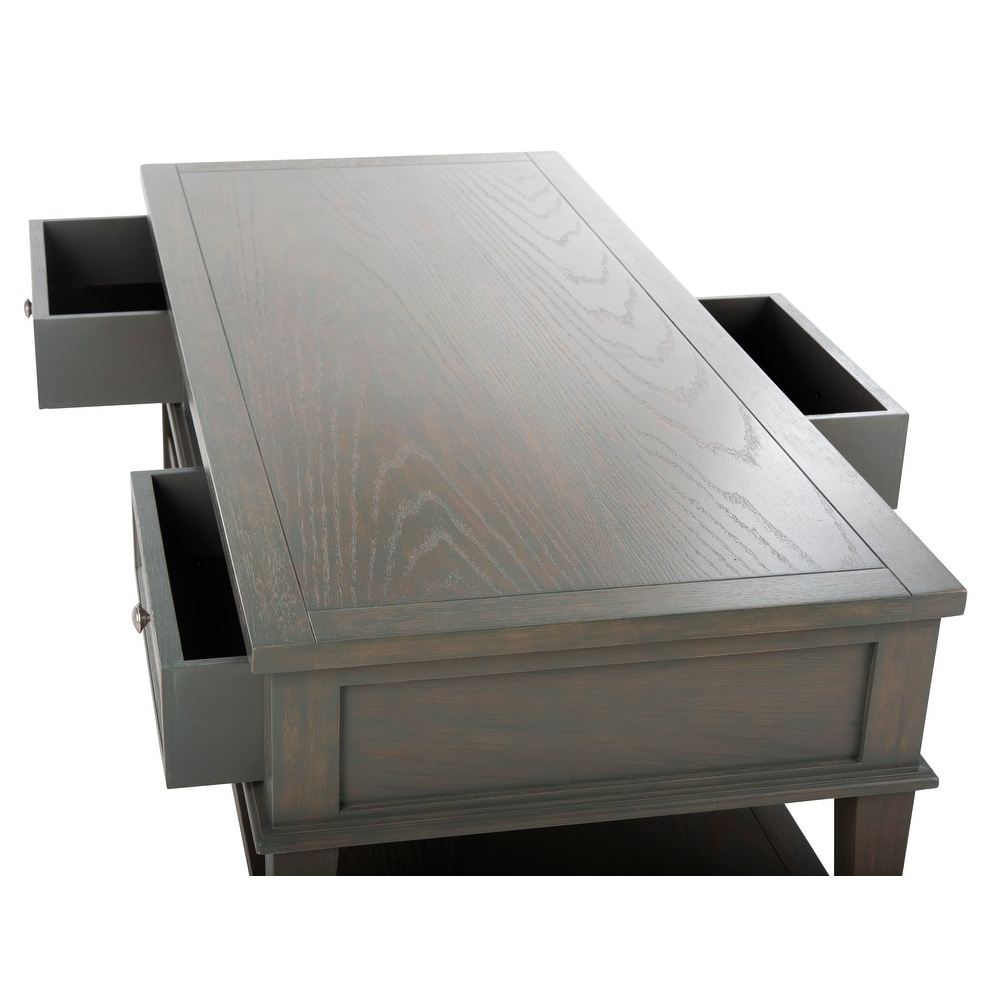 SAFAVIEH Manelin Ash Grey Coffee Table   54\