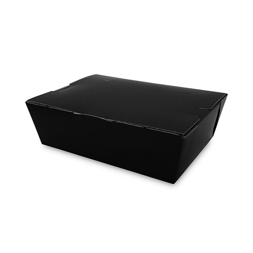 Southern Champion SCT ChampPak Carryout Boxes | 7.75 x 5.5 x 2.5， Black， Paper， 200