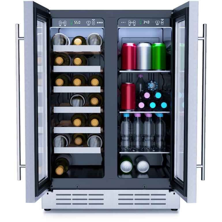 Elica Riserva 4.8 cu.ft. Freestanding Beverage and Wine Center EBF52SS1