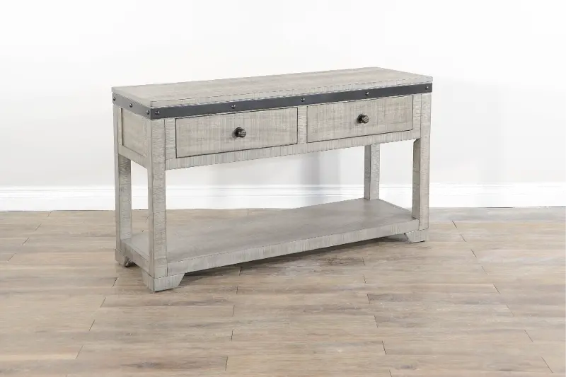 Avalon Alpine Gray Sofa Table