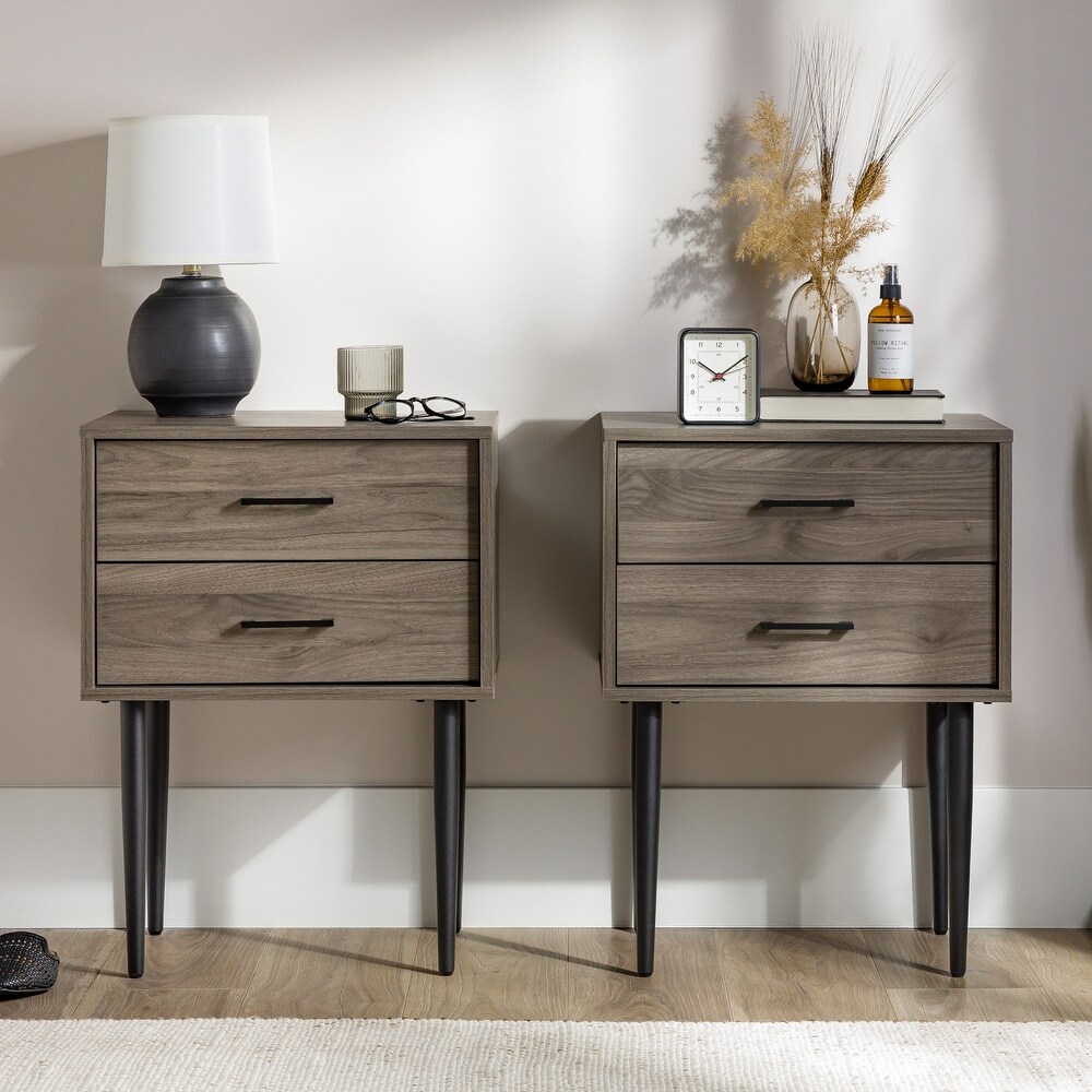 Middlebrook Notto Mid century Nightstand (Set of 2)