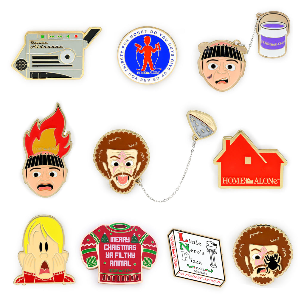 Kidrobot x Home Alone 30th Anniversary Enamel Pins