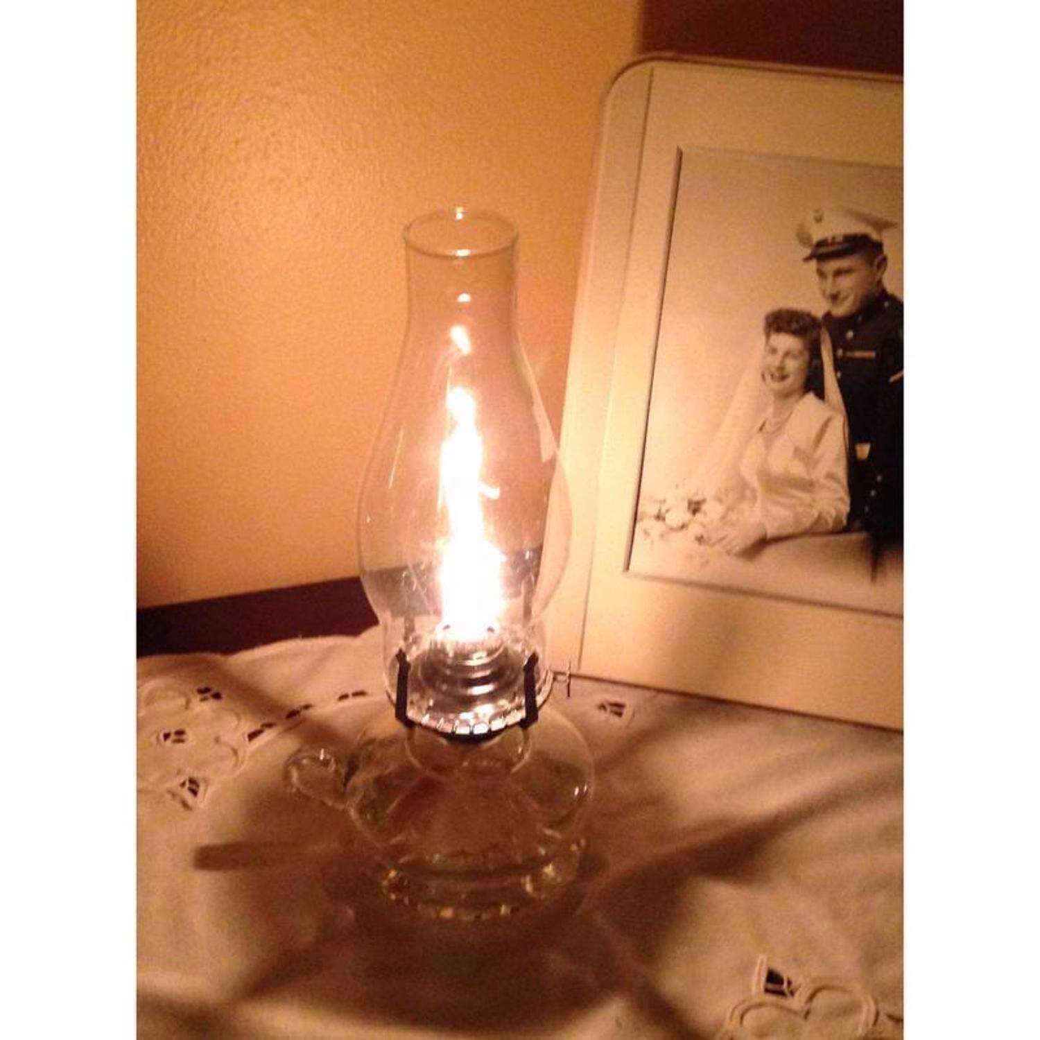 Lamplight Farms Clean Burn Chamber Oil Lamp Clear 12 oz