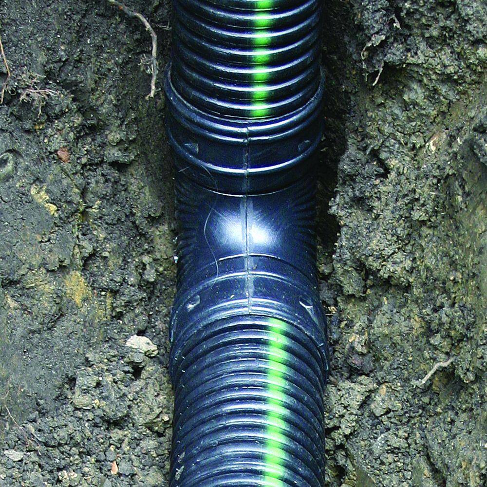 Advanced Drainage Systems 4 in. Singlewall 90 Degree Elbow 0490AA