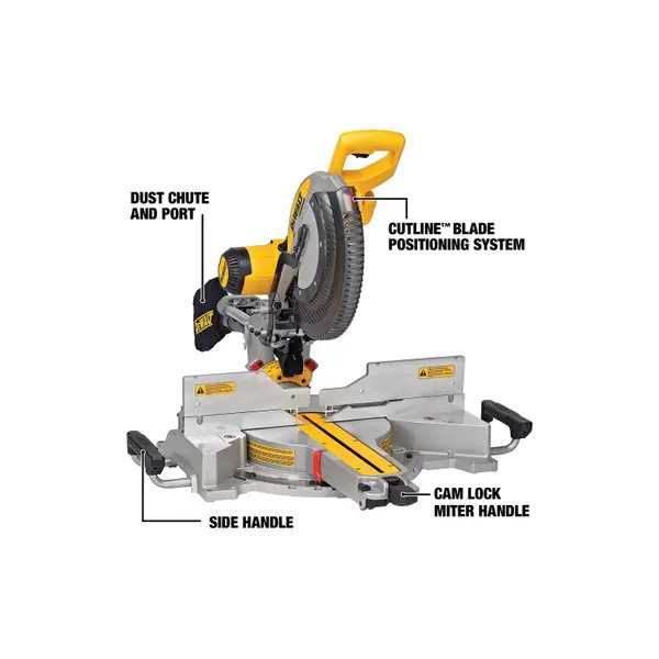 DEWALT 12 Double Bevel Sliding Compound Miter Saw