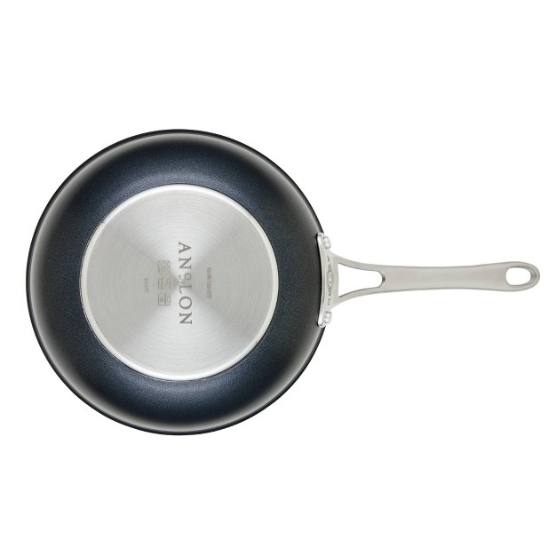 Nonstick Induction Fry Wok With Lid Super Dark Gray