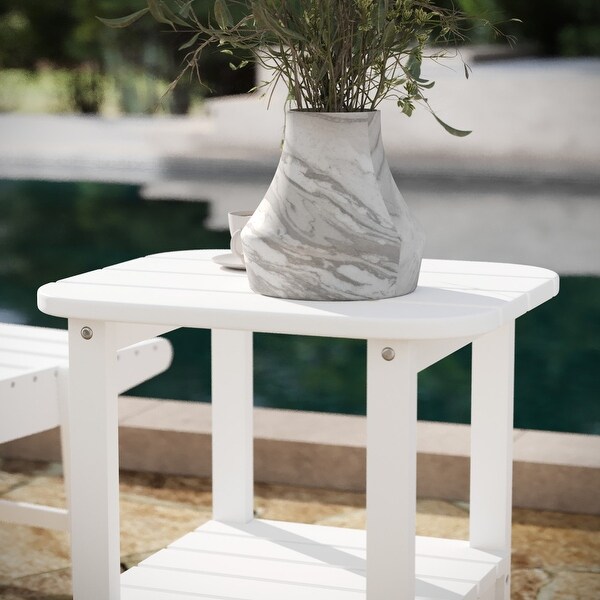 AllWeather Adirondack Style Patio Side Table