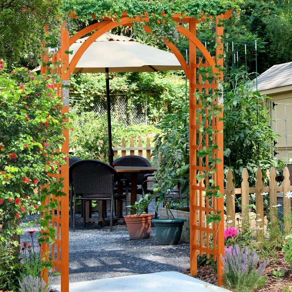 Wood Arbor Arch Wedding Arches for Ceremony Garden Trellis Arbor