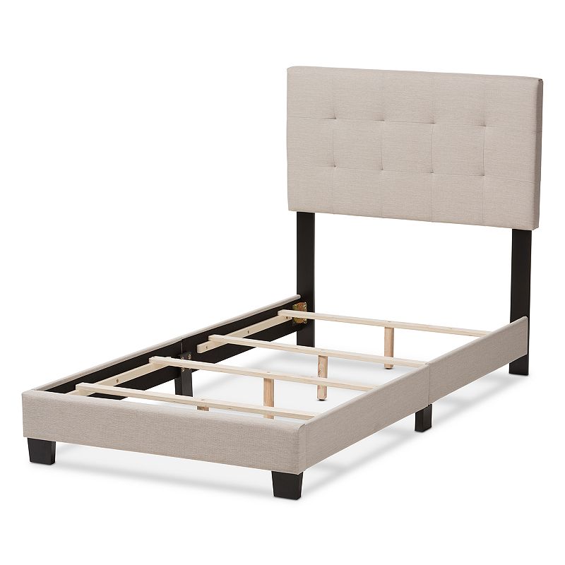 Baxton Studio Brookfield Tufted Twin Bed