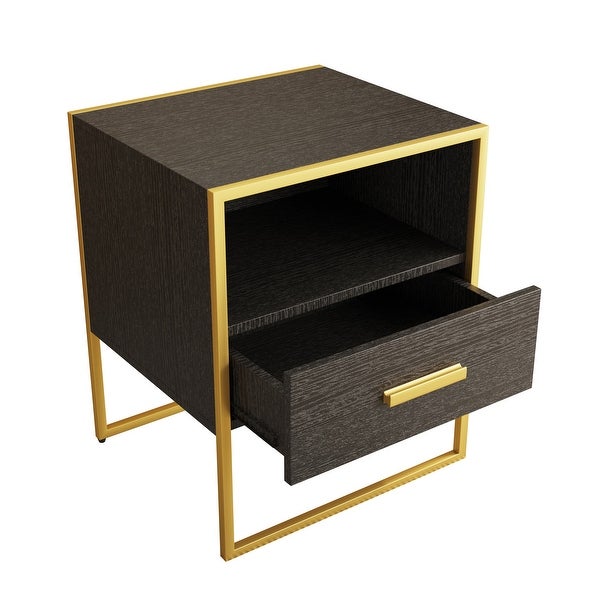 Modern Nightstand with 1Drawers