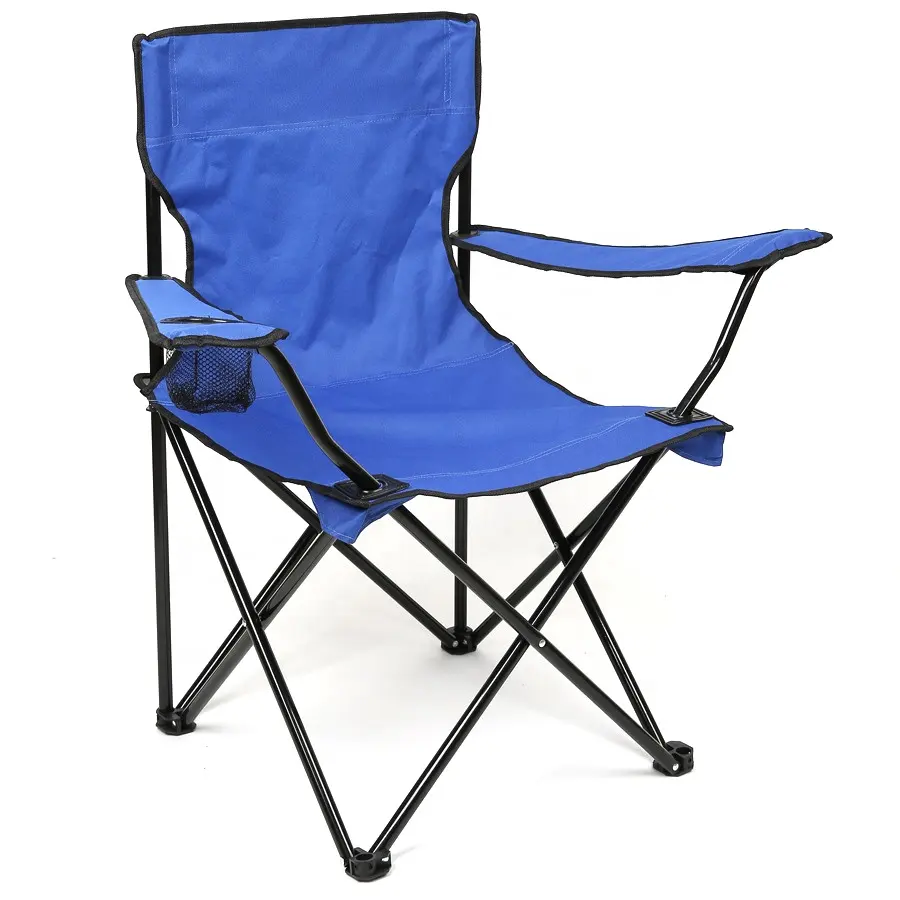 Camping beach chair With Arm Rest Cup Holder and Carrying and Storage Bag Quick Portable Folding Chair