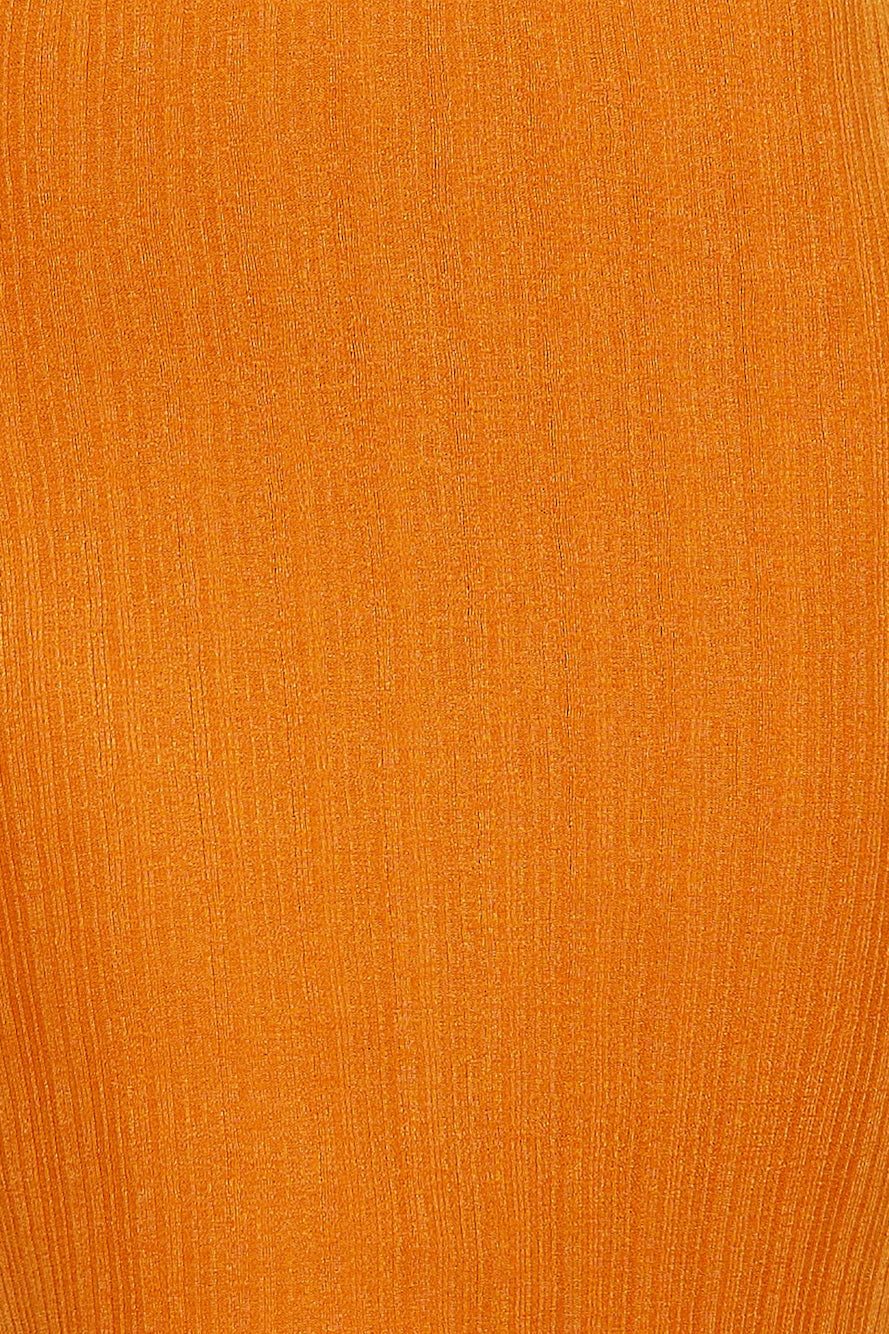 Party Club For Two Midi Dress Orange