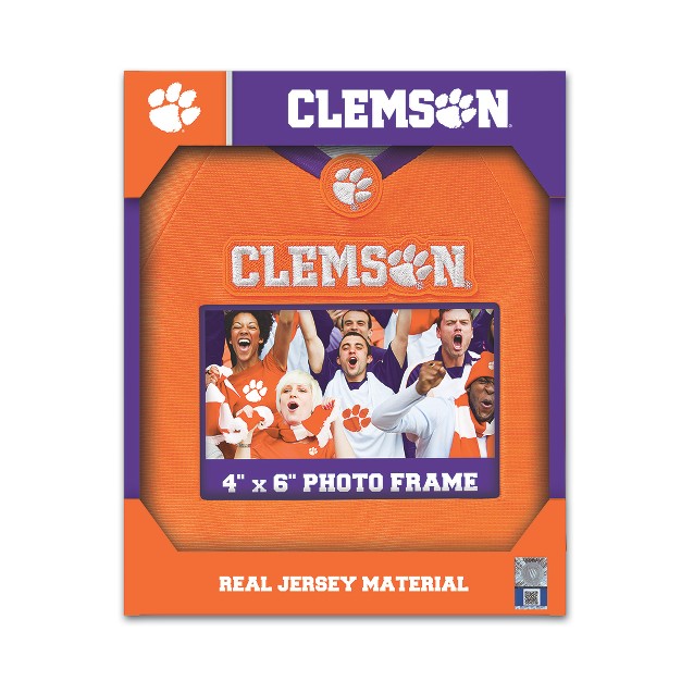 Masterpieces Team Jersey Uniformed Picture Frame Ncaa Clemson Tigers