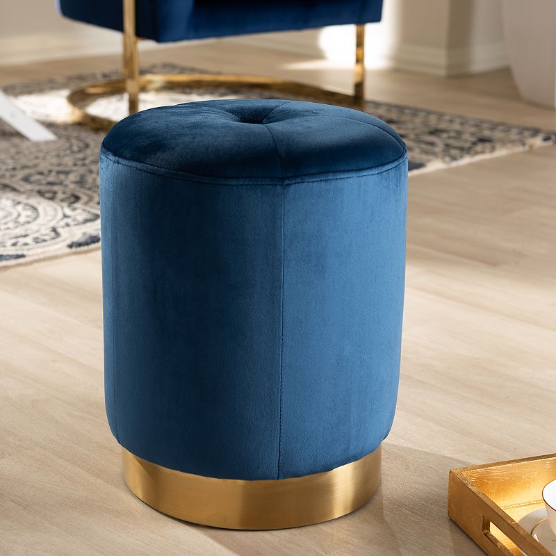 Baxton Studio Alonza Ottoman