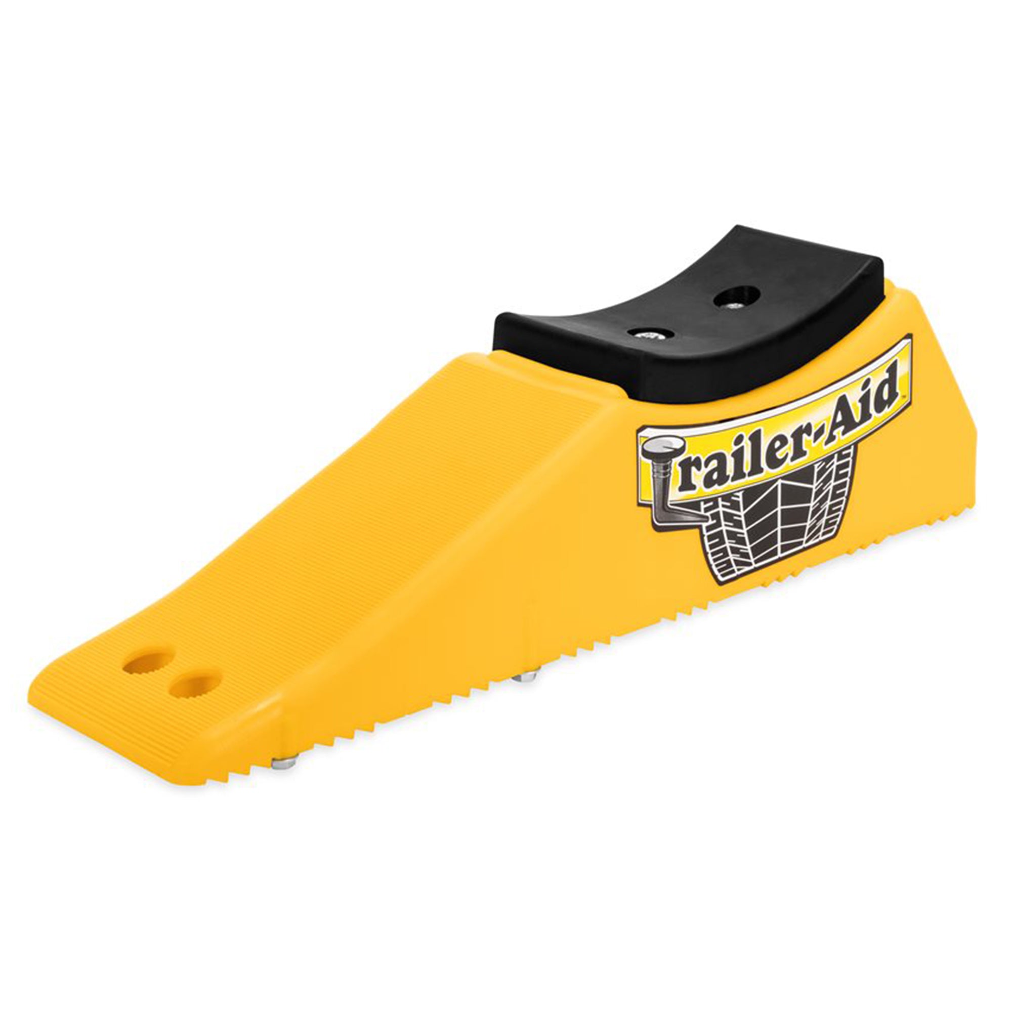 Camco Trailer Aid PLUS Tandem Trailer Tire Changing Ramp with  5.5 Lift, Yellow