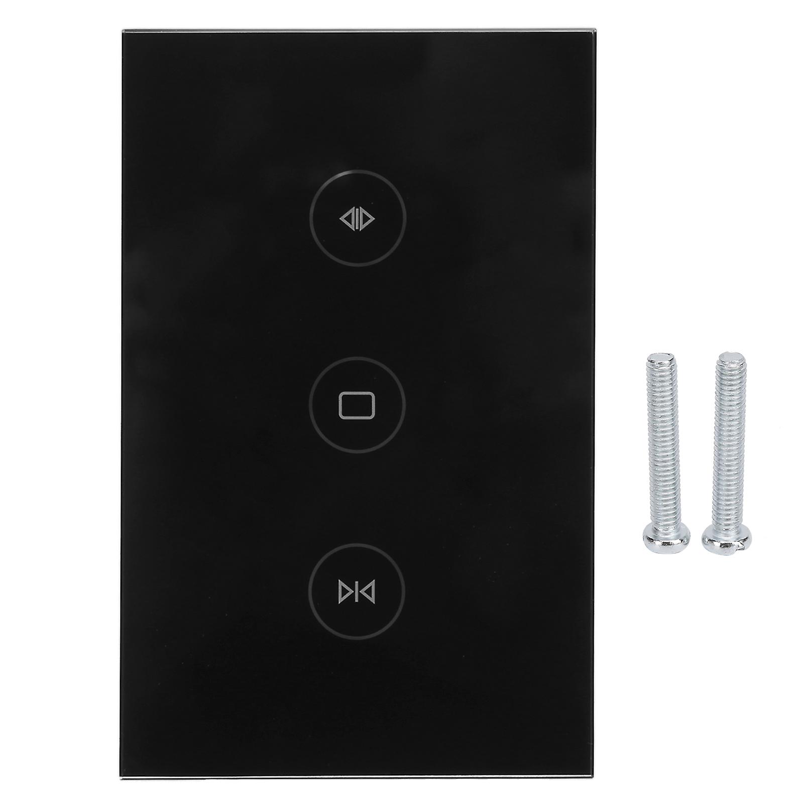 Wifi Smart Curtain Switch App Voice Remote Control For Google Home For Tuya Us 110240vblack