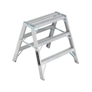 Louisville Ladder 3 ft. Aluminum Sawhorse with 300 lb. Load Capacity L-2032-03