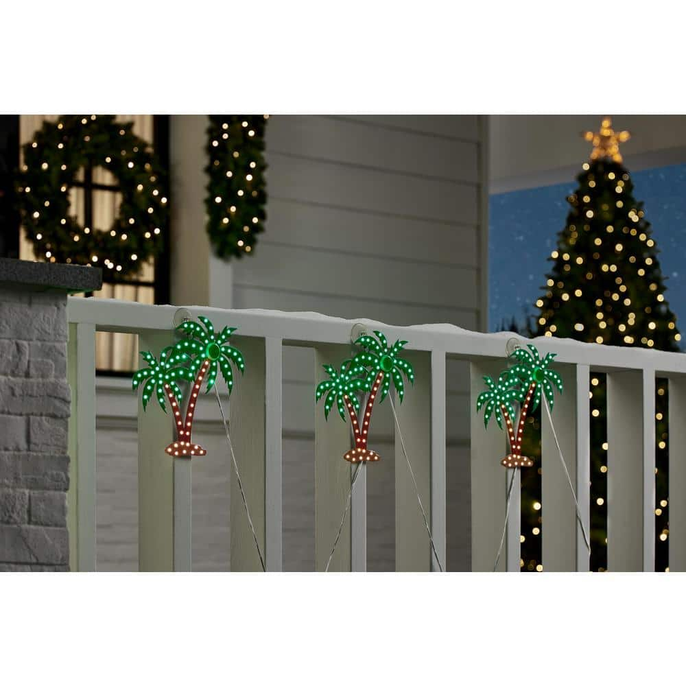 10 in. LED Palm Trees (3-Pack) 24LE11163