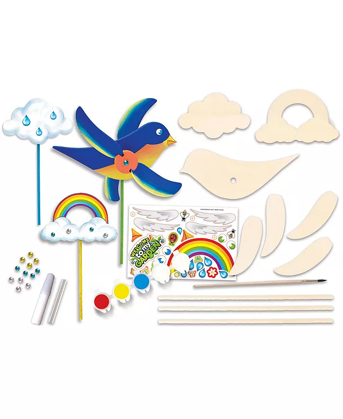 MasterPieces Puzzles Works of Ahhh Craft Set - Whirlygig Buildable Paint Kit