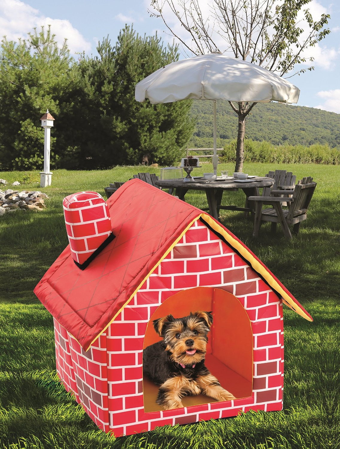 Bescita Foldable Dog House Small House Pet Bed Tent Cat Kennel Indoor Portable Trave