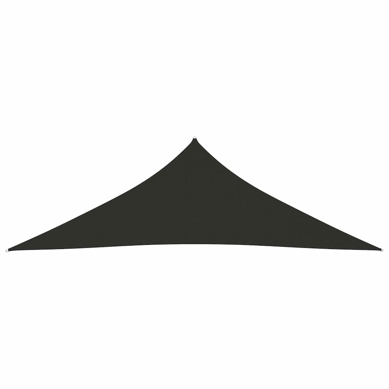 Sunshade Sail Oxford Fabric Triangular 3x3x4.24 M Anthracite No.360888