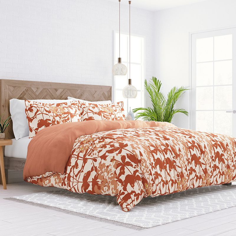 Home Collection Premium Ultra Soft Boho Flower Reversible Duvet Cover Set