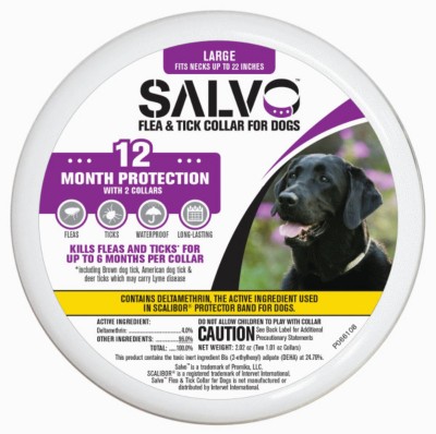 Salvo Flea and Tick Collar for Dogs