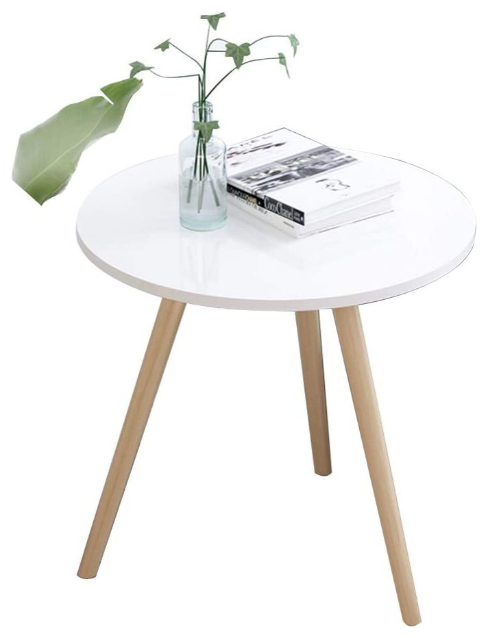 Modern Small Round Corner Table   Traditional   Plant Stands And Telephone Tables   by Imtinanz  LLC  Houzz