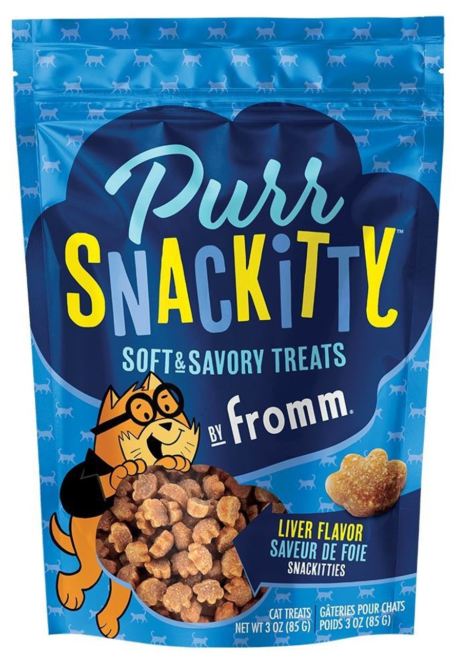 Fromm PurrSnackitty Soft and Savory Cat Treats Liver Flavor， 3oz