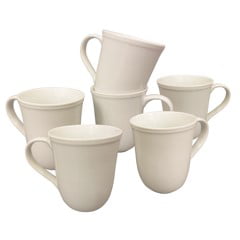 Better Homes and Gardens Porcelain Carnaby Scalloped Mug， Set of 6