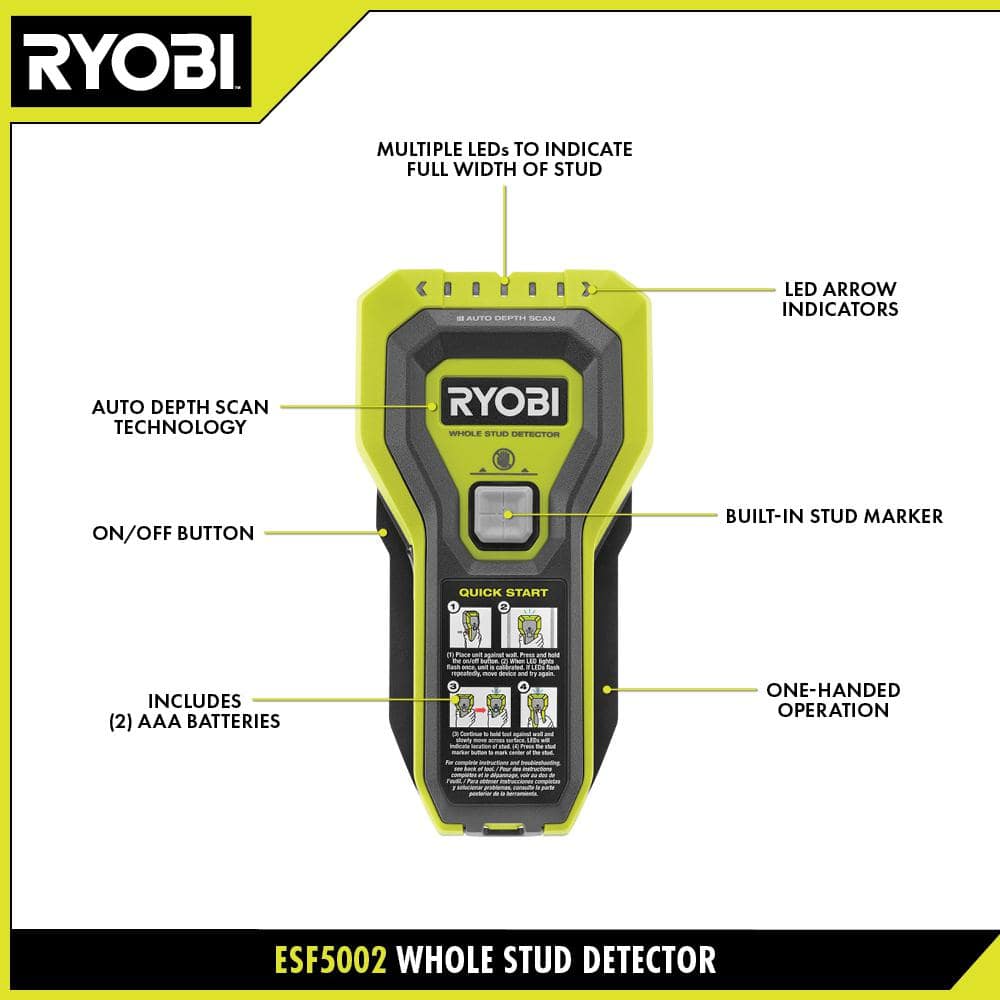 RYOBI Whole Stud Finder ESF5002