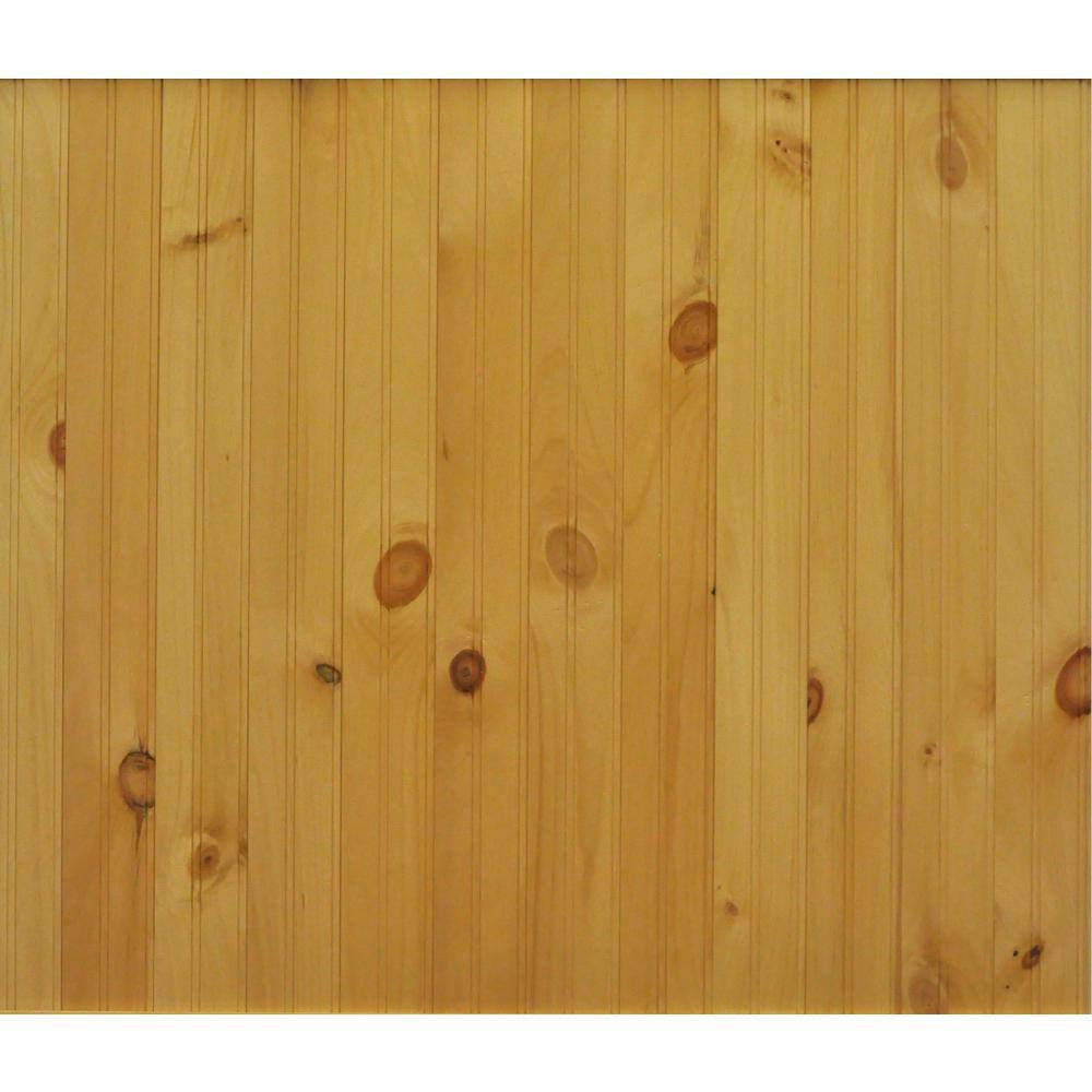 HOUSE OF FARA 0.67 sq. ft. North America Knotty Pine Tongue and Groove Wainscot Paneling 32P