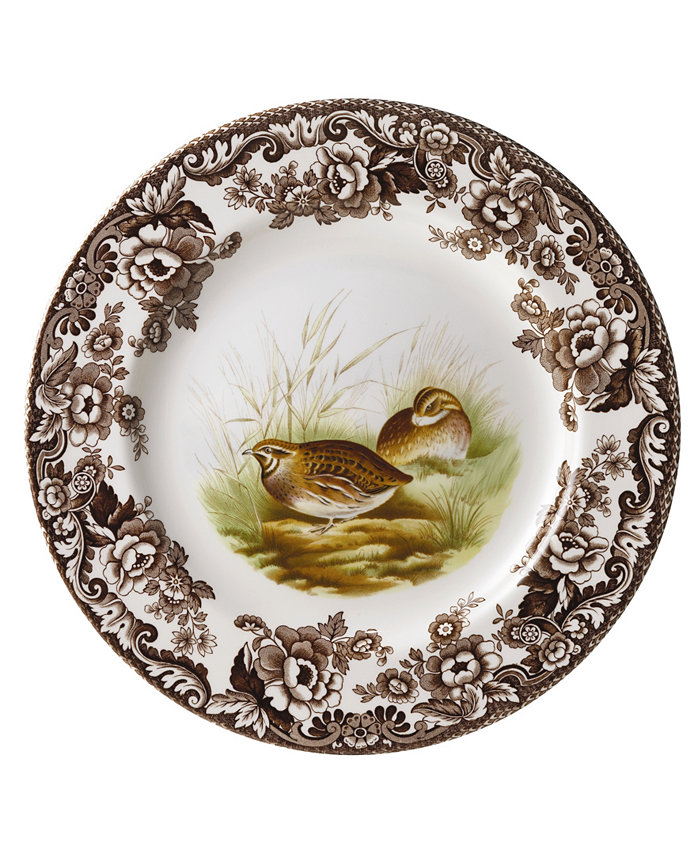 Spode Woodland by Quail Dinner Plate