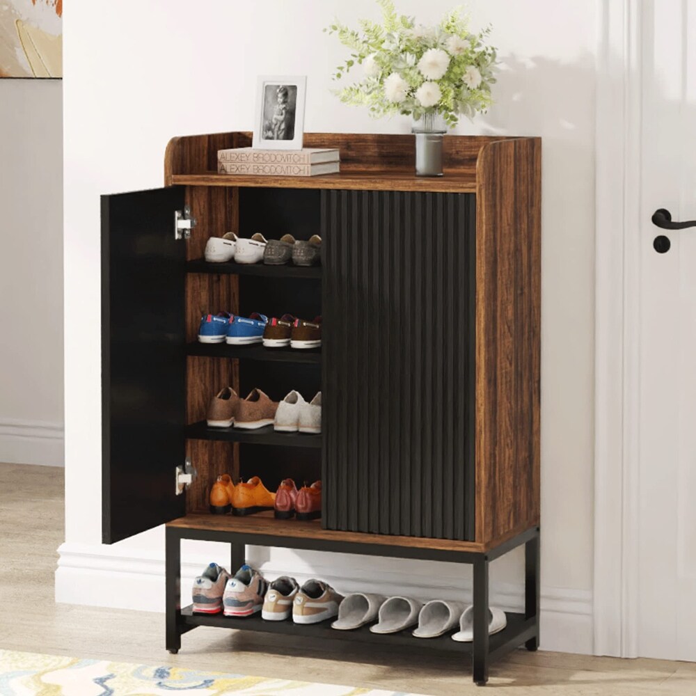 Shoe Cabinet with Door for 15 20 Pair of Shoes