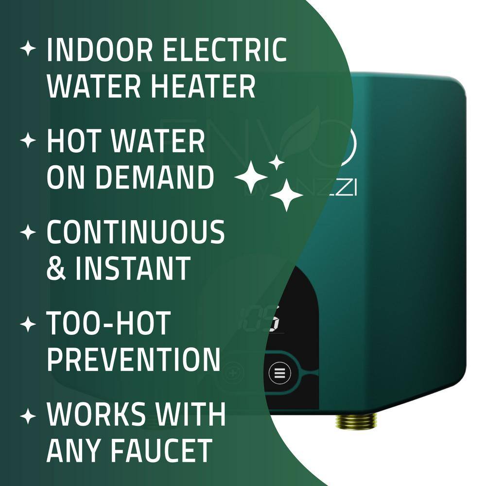 ANZZI WH-AZ035-M1 ENVO Ansen 3.5 kW 0.8 GPM Tankless Electric Water Heater WH-AZ035-M1