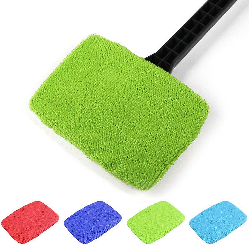 Windshield Clean Microfiber Cloth For Long Handle Car Cleaning Brush (light Green) (handle Brush Is Not Included)