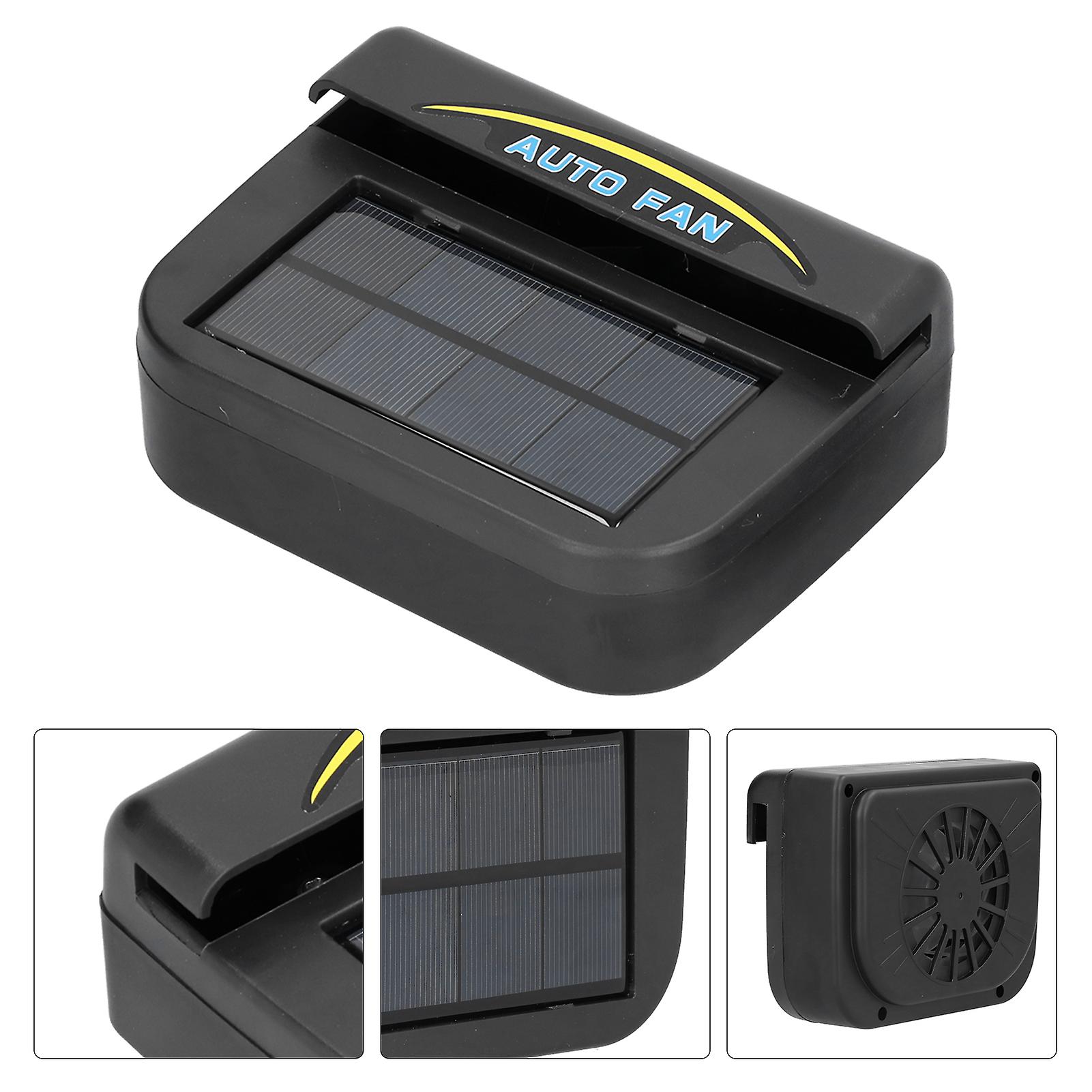 Vehicle Exhaust Fan Solar Energy Ventilation Device Demist Energy Conservation Car Cooling FanBig Board