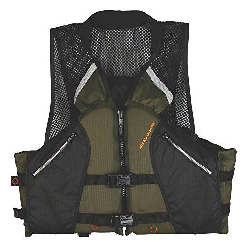 Stearns Adult Unisex Collared Fishing Life Jacket Flotation Vest， Extra Large， Green