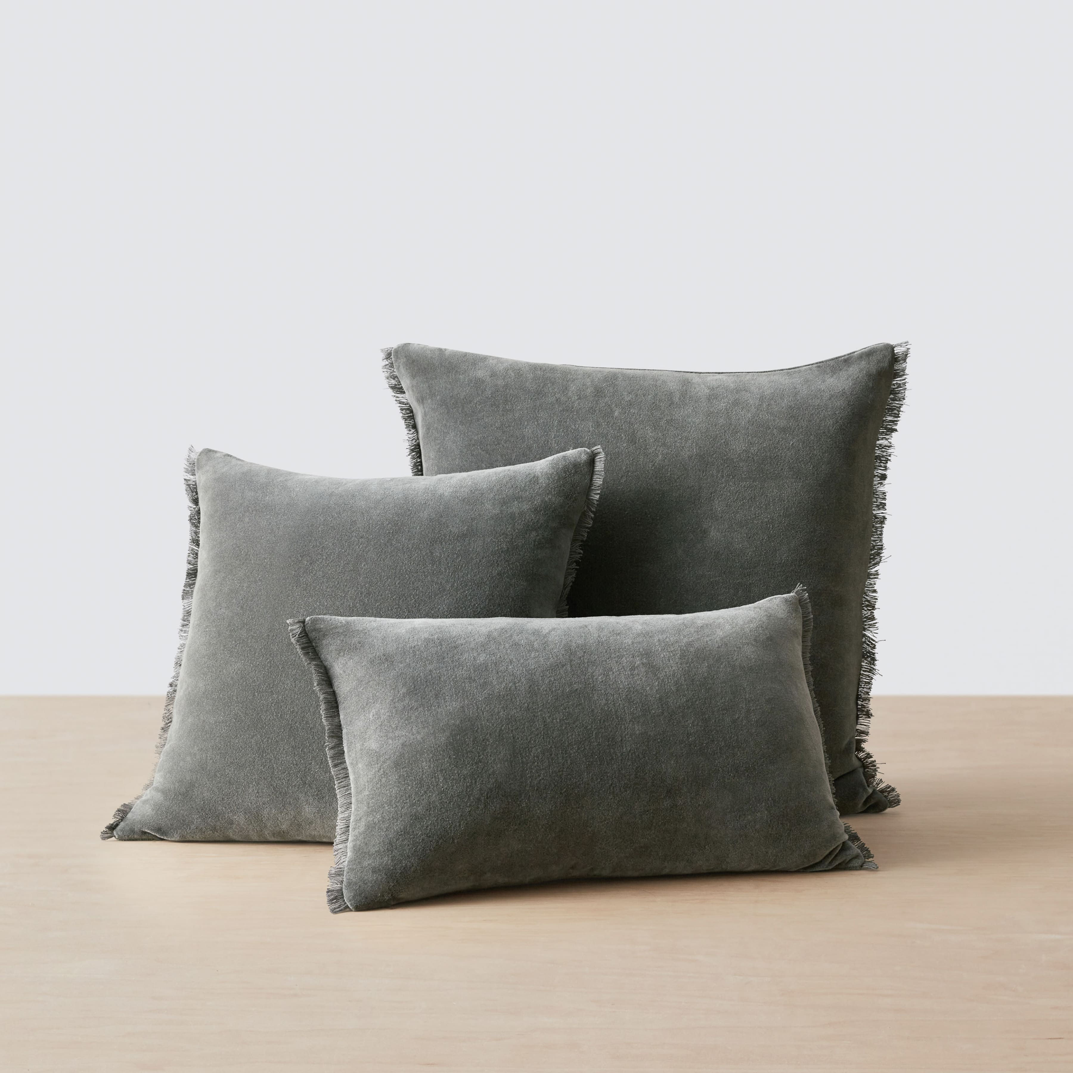 Velvet Small Lumbar Pillow