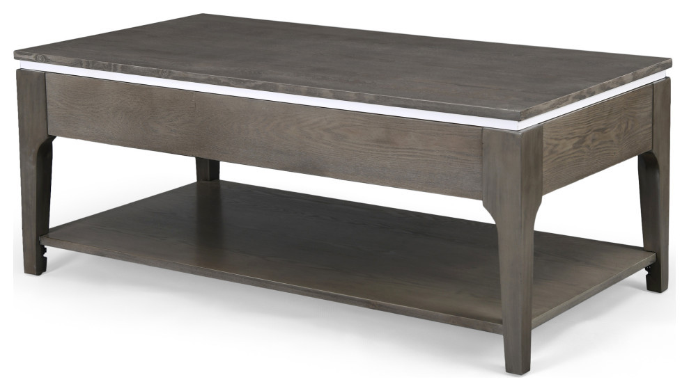 Maddox Transitional Lift Top Coffee Table   Transitional   Coffee Tables   by GDFStudio  Houzz