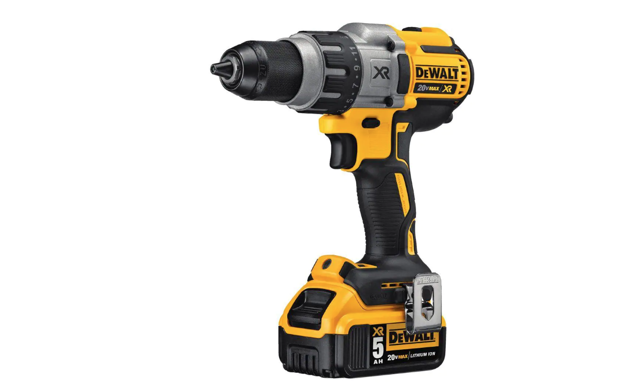 DEWALT DCD996P2 20-Volt MAX XR Cordless Brushless 3-Speed 1/2 in. Hammer Drill with (2) 20-Volt 5.0Ah Batteries and Charger