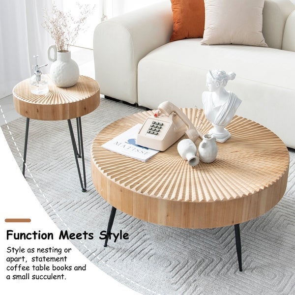 COZAYH 2-Piece Coffee Table Set