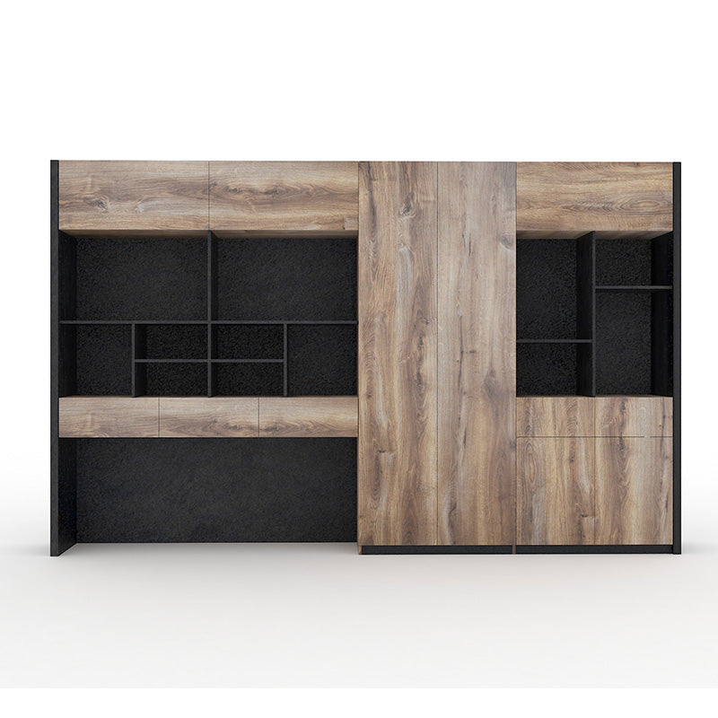 EASTON Display Unit 3.2M - Warm Oak & Black