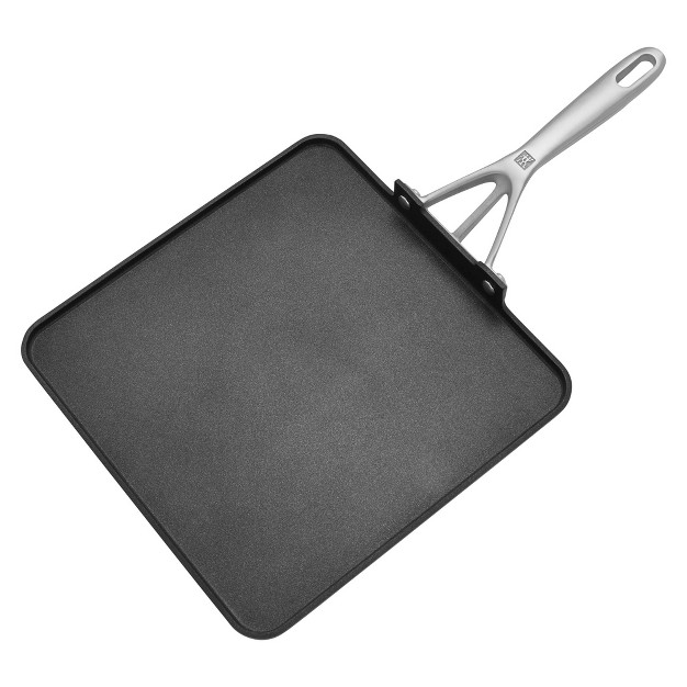 Zwilling Motion Hard Anodized 11 X 11 inch Aluminum Nonstick Square Griddle