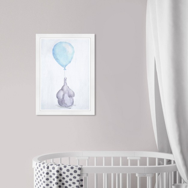 X 21 quot My Blue Balloon Animals Framed Art Print Wynwood Studio