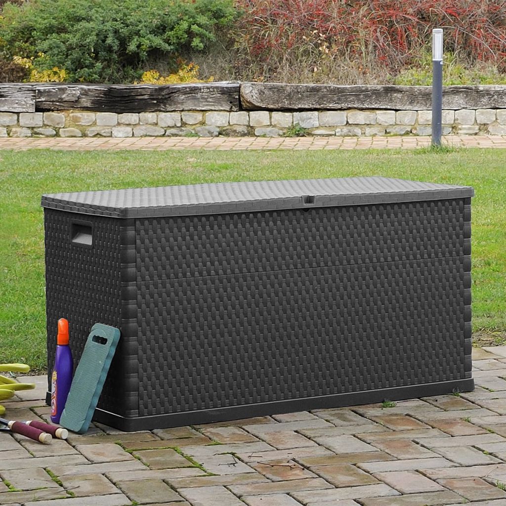 Garden Storage Box Anthracite 47.2"x22"x24.8