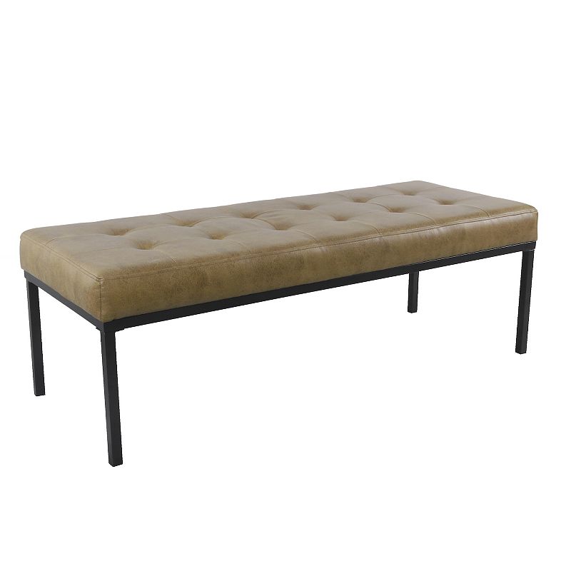 HomePop Tufted Bench