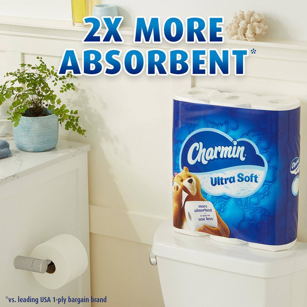 Charmin Ultra-Soft Toilet Paper Rolls (244 Sheets Per Roll)(30-Mega Rolls) 003077201537